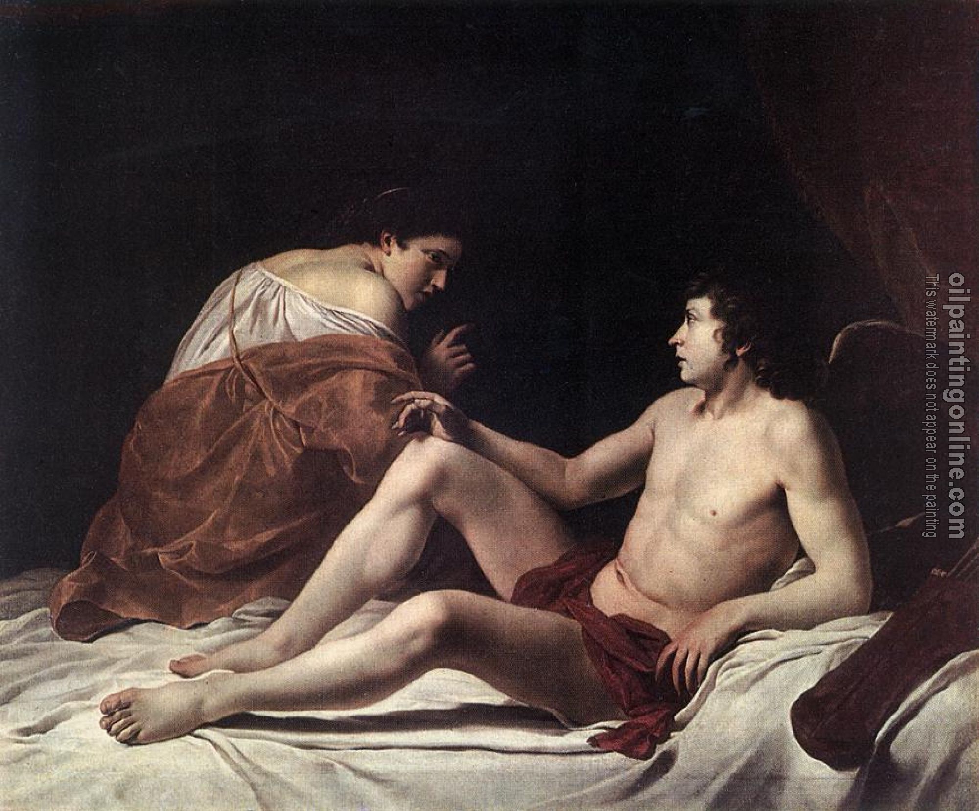 Gentileschi, Orazio - Cupid and Psyche